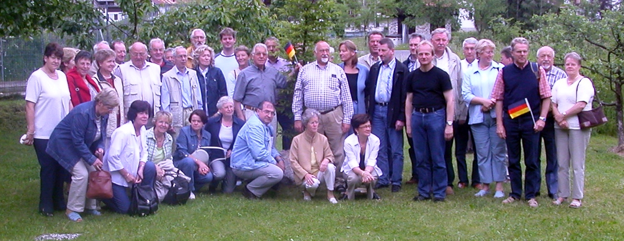 Besuch des MGV beim Coro Peralba 2004